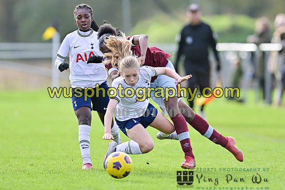 20221119-105850K Tottenham Hotspur Women FC Academy U15 v West Ham United Academy Girls U15