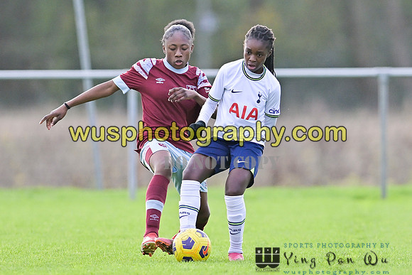20221119-105750 Tottenham Hotspur Women FC Academy U15 v West Ham United Academy Girls U15