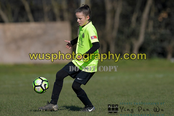20180224-112509A Tottenham Hotspur Girls U10 v Gidea Park Rangers FC Girls U10