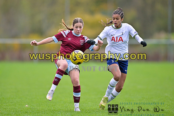 20221119-112153 Tottenham Hotspur Women FC Academy U15 v West Ham United Academy Girls U15