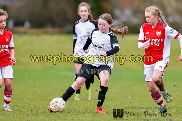20220305-141802A London Bees Academy U14 v Arsenal FC Girls U13