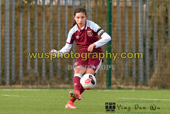 20211211-111851 West Ham United Academy Girls U16 v London Bees Academy U16