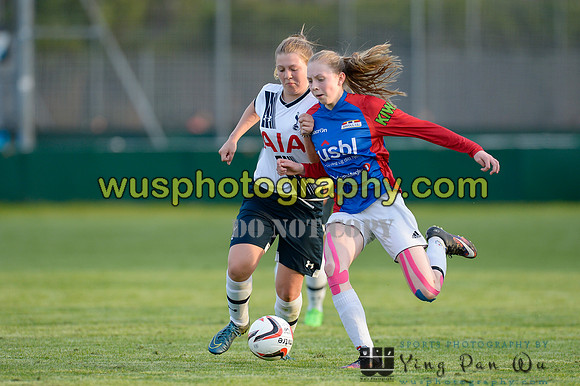 20160505-193127-3 Tottenham Hotspur Girls U12 and U13 v Årvoll IL Girls U12 and U13