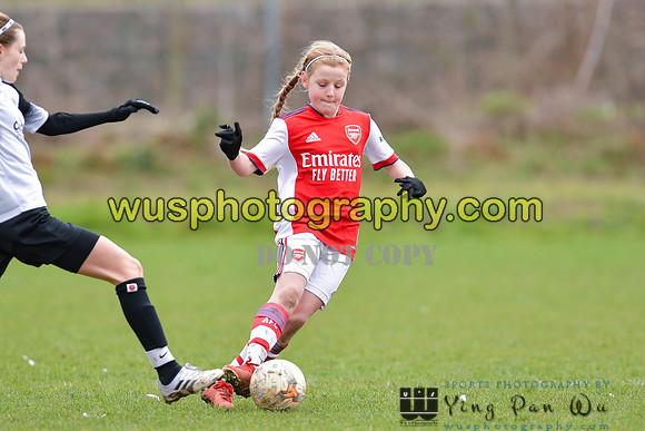20220305-133903A London Bees Academy U14 v Arsenal FC Girls U13