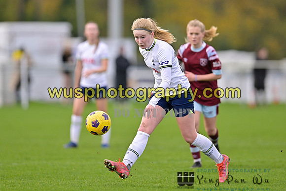 20221119-101050 Tottenham Hotspur Women FC Academy U15 v West Ham United Academy Girls U15