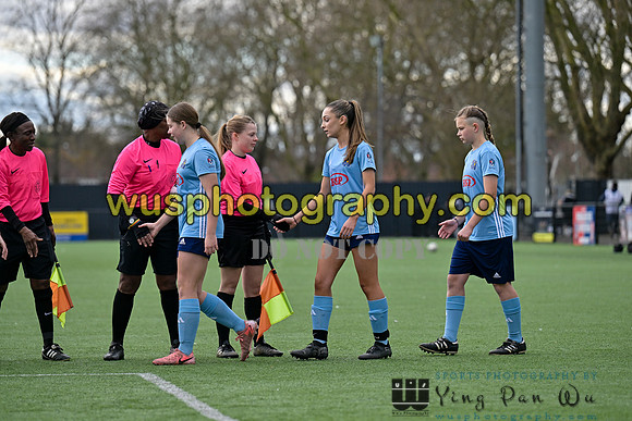 20250316-151929A Cray Wanderers Youth FC Girls U15 v Hashtag United Girls U15
