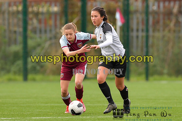 20211211-114230 West Ham United Academy Girls U16 v London Bees Academy U16