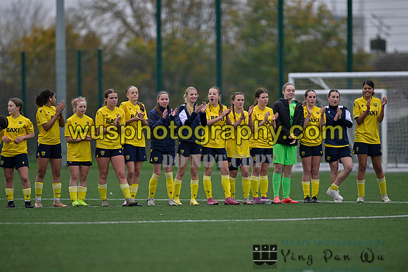 20241109-115134 West Ham United Performance Claret Girls U14 v Oxford United Girls U14
