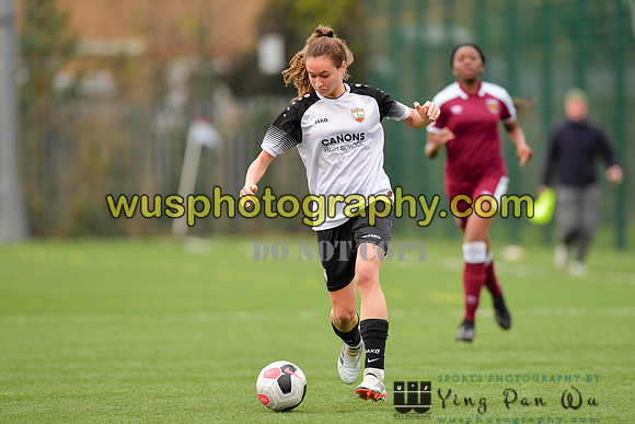 20211211-115055 West Ham United Academy Girls U16 v London Bees Academy U16