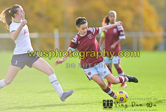 20221119-110218 Tottenham Hotspur Women FC Academy U15 v West Ham United Academy Girls U15