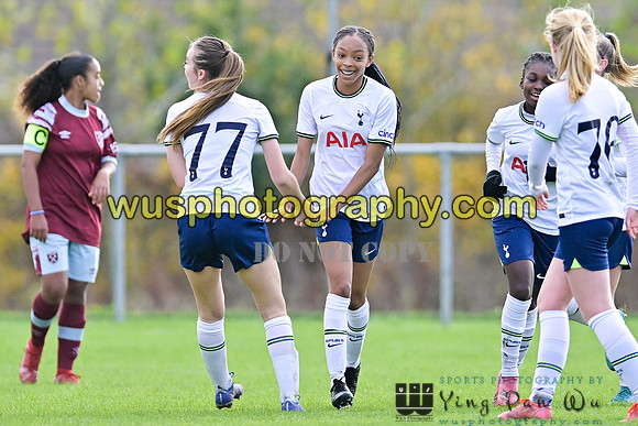 20221119-110636C Tottenham Hotspur Women FC Academy U15 v West Ham United Academy Girls U15