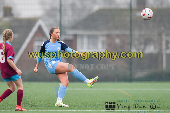 20220115-150805D West Ham United Performance Girls U16 v London City Lionesses U16