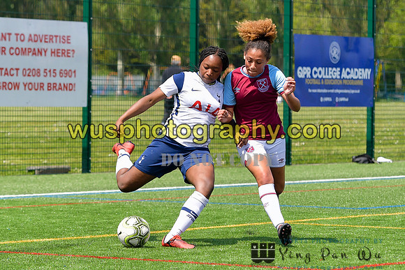 20210529-134003 West Ham United Girls U16 v Tottenham Hotspur Women FC JTP U16
