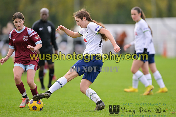 20221119-112614A Tottenham Hotspur Women FC Academy U15 v West Ham United Academy Girls U15