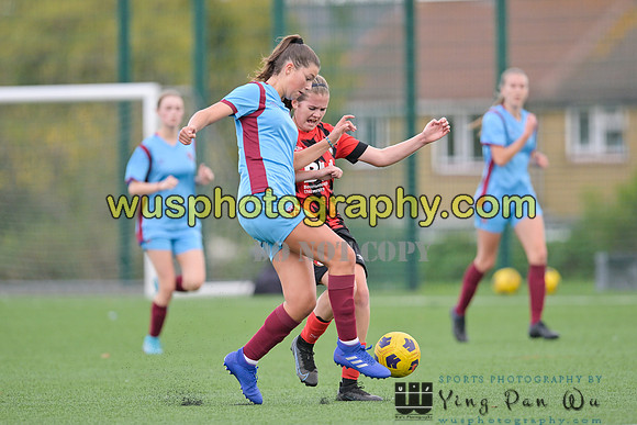 20221022-143402A West Ham United Performance Girls U16 v AFC Bournemouth Girls U16