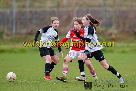 20220305-135021A London Bees Academy U14 v Arsenal FC Girls U13