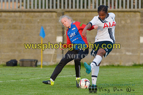 20160505-195708 Tottenham Hotspur Girls U12 and U13 v Årvoll IL Girls U12 and U13
