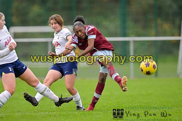20221119-111832D Tottenham Hotspur Women FC Academy U15 v West Ham United Academy Girls U15