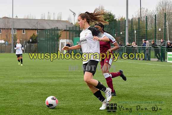 20211211-114027 West Ham United Academy Girls U16 v London Bees Academy U16
