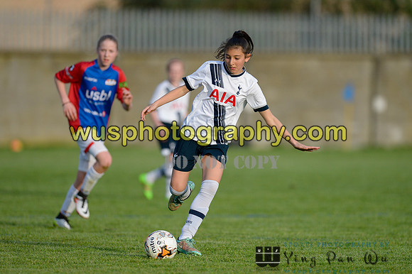 20160505-190006-3 Tottenham Hotspur Girls U12 and U13 v Årvoll IL Girls U12 and U13