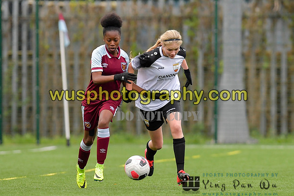 20211211-120344 West Ham United Academy Girls U16 v London Bees Academy U16