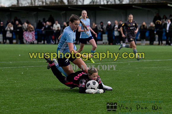 20250316-154031C Cray Wanderers Youth FC Girls U15 v Hashtag United Girls U15