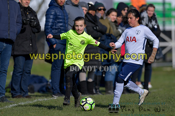 20180224-113306 Tottenham Hotspur Girls U10 v Gidea Park Rangers FC Girls U10