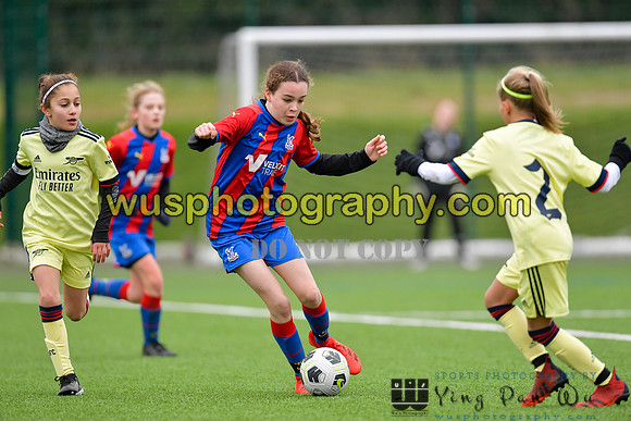 20220122-145838C Crystal Palace FC Girls U12 v Arsenal FC Girls U12