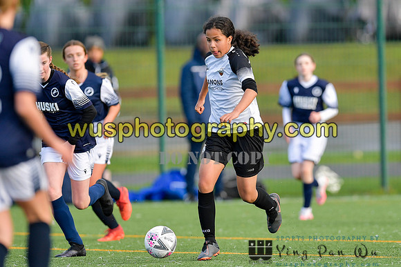 20201031-145751 London Bees Academy U14 v Millwall Lionesses Girls U14