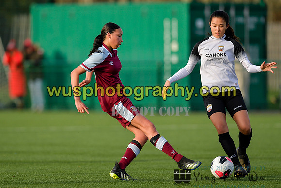 20211211-110100A West Ham United Academy Girls U16 v London Bees Academy U16