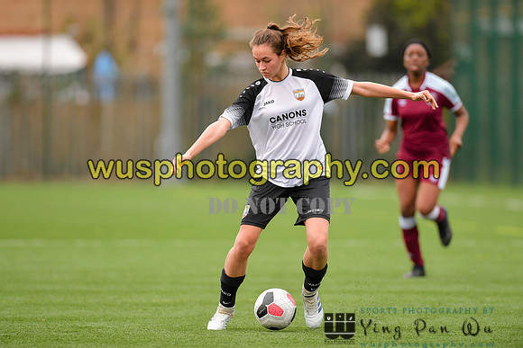 20211211-115055D West Ham United Academy Girls U16 v London Bees Academy U16