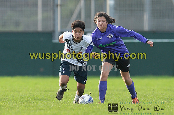 20151219-103332-3 Tottenham Hotspur Girls U14 v Garston Girls U14 Pumas
