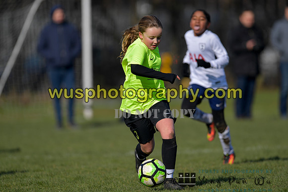 20180224-114332D Tottenham Hotspur Girls U10 v Gidea Park Rangers FC Girls U10