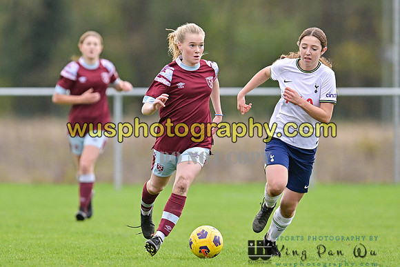 20221119-112802E Tottenham Hotspur Women FC Academy U15 v West Ham United Academy Girls U15