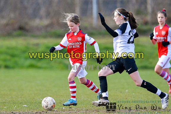 20220305-132744A London Bees Academy U14 v Arsenal FC Girls U13
