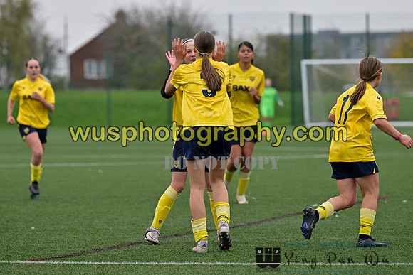 20241109-104513 West Ham United Performance Claret Girls U14 v Oxford United Girls U14
