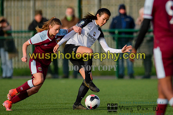 20211211-110109A West Ham United Academy Girls U16 v London Bees Academy U16