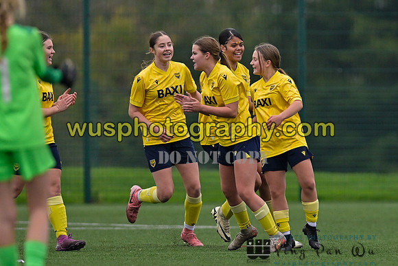 20241109-114354 West Ham United Performance Claret Girls U14 v Oxford United Girls U14