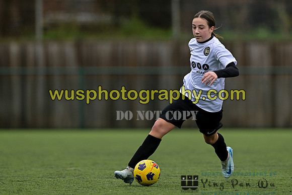 20250222-104703B Millwall Lionesses U12 v New Level Soccer Girls U12