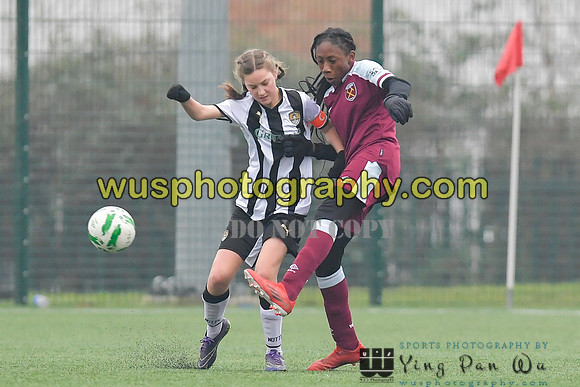 20220115-140736B West Ham United Academy Girls U14 v Notts County FC Girls U14
