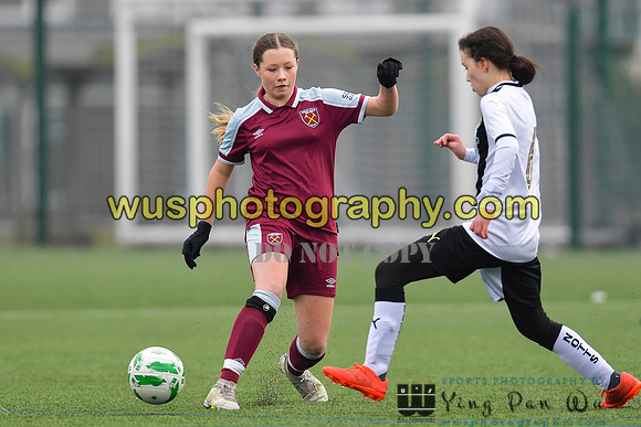 20220115-130407 West Ham United Academy Girls U14 v Notts County FC Girls U14