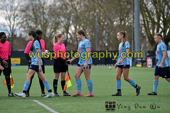 20250316-151929 Cray Wanderers Youth FC Girls U15 v Hashtag United Girls U15