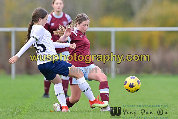 20221119-113809 Tottenham Hotspur Women FC Academy U15 v West Ham United Academy Girls U15