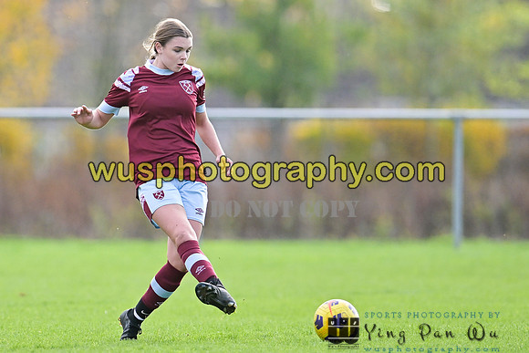20221119-110431A Tottenham Hotspur Women FC Academy U15 v West Ham United Academy Girls U15