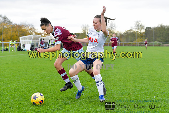 20221119-113811 Tottenham Hotspur Women FC Academy U15 v West Ham United Academy Girls U15