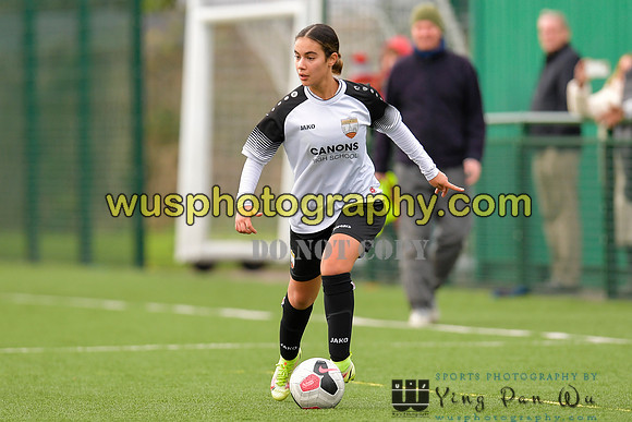 20211211-113944 West Ham United Academy Girls U16 v London Bees Academy U16