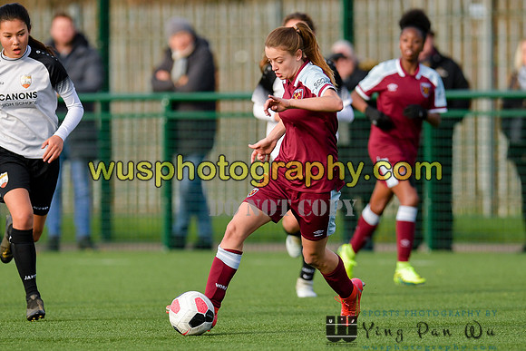 20211211-111318 West Ham United Academy Girls U16 v London Bees Academy U16
