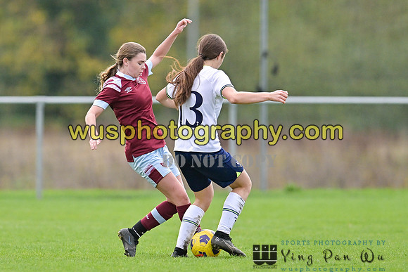 20221119-112533 Tottenham Hotspur Women FC Academy U15 v West Ham United Academy Girls U15