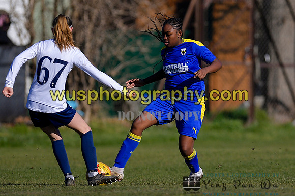 20220227-101058 AFC Wimbledon Girls U16 v Tottenham Hotspur Women FC JTP U16