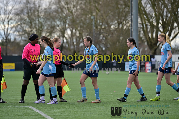 20250316-151932 Cray Wanderers Youth FC Girls U15 v Hashtag United Girls U15
